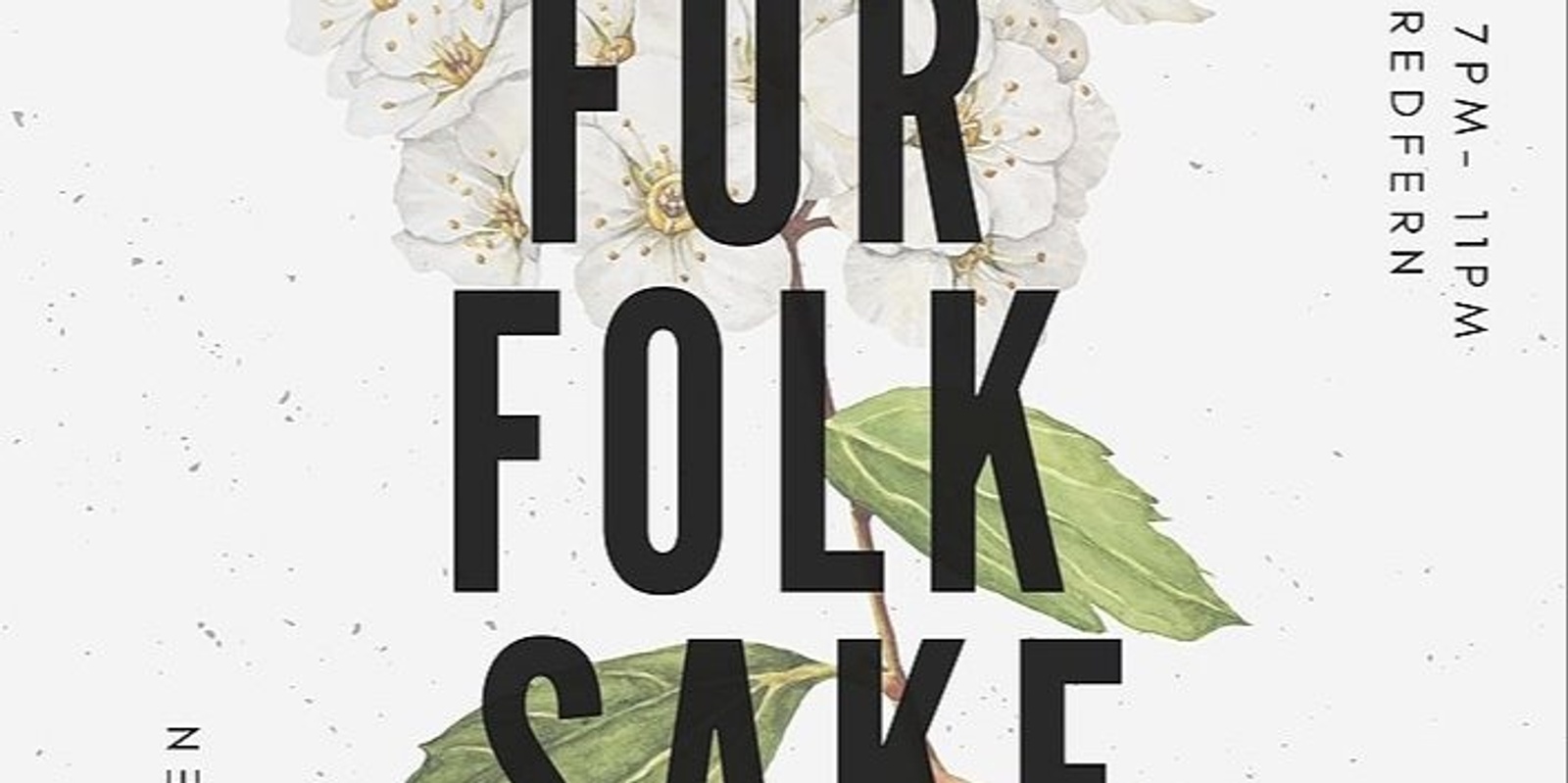 Banner image for For Folk Sake - 23 March 2019 