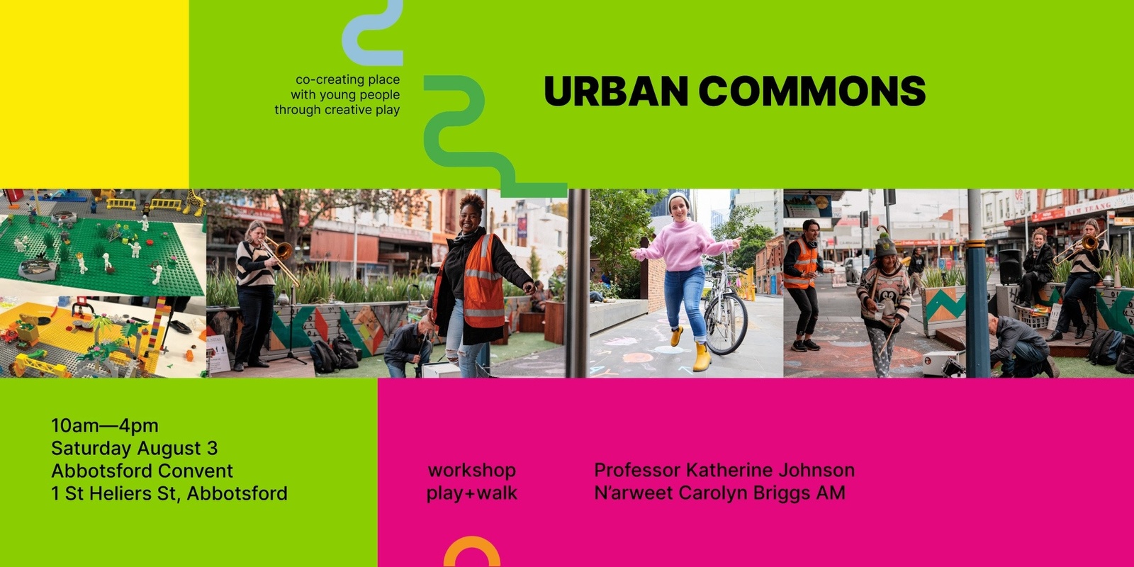 Banner image for URBAN COMMONS: co-creating place with young people through creative play!