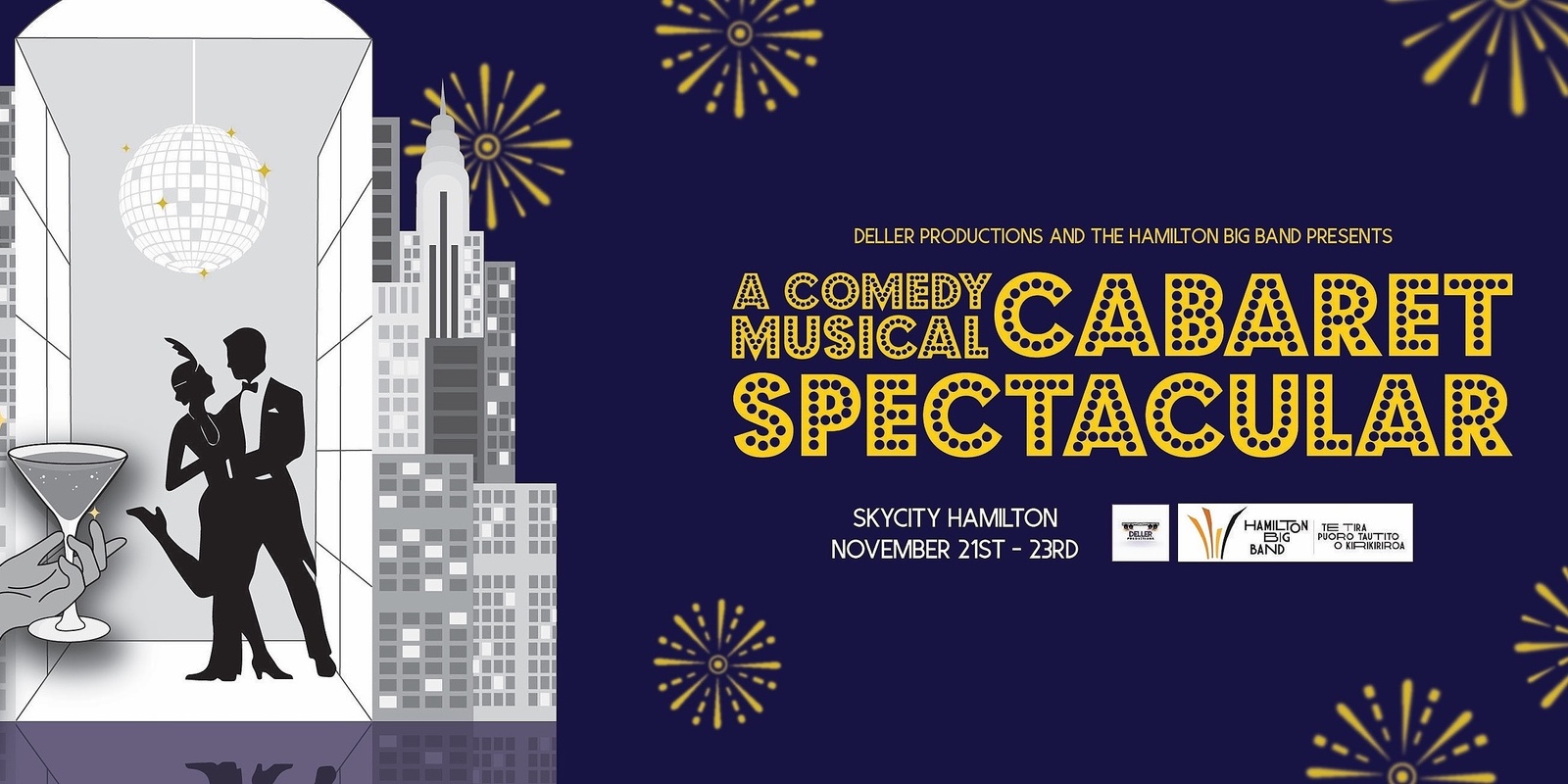 Banner image for Deller Productions and Hamilton Big Band Present: A Comedy Musical Cabaret Spectacular