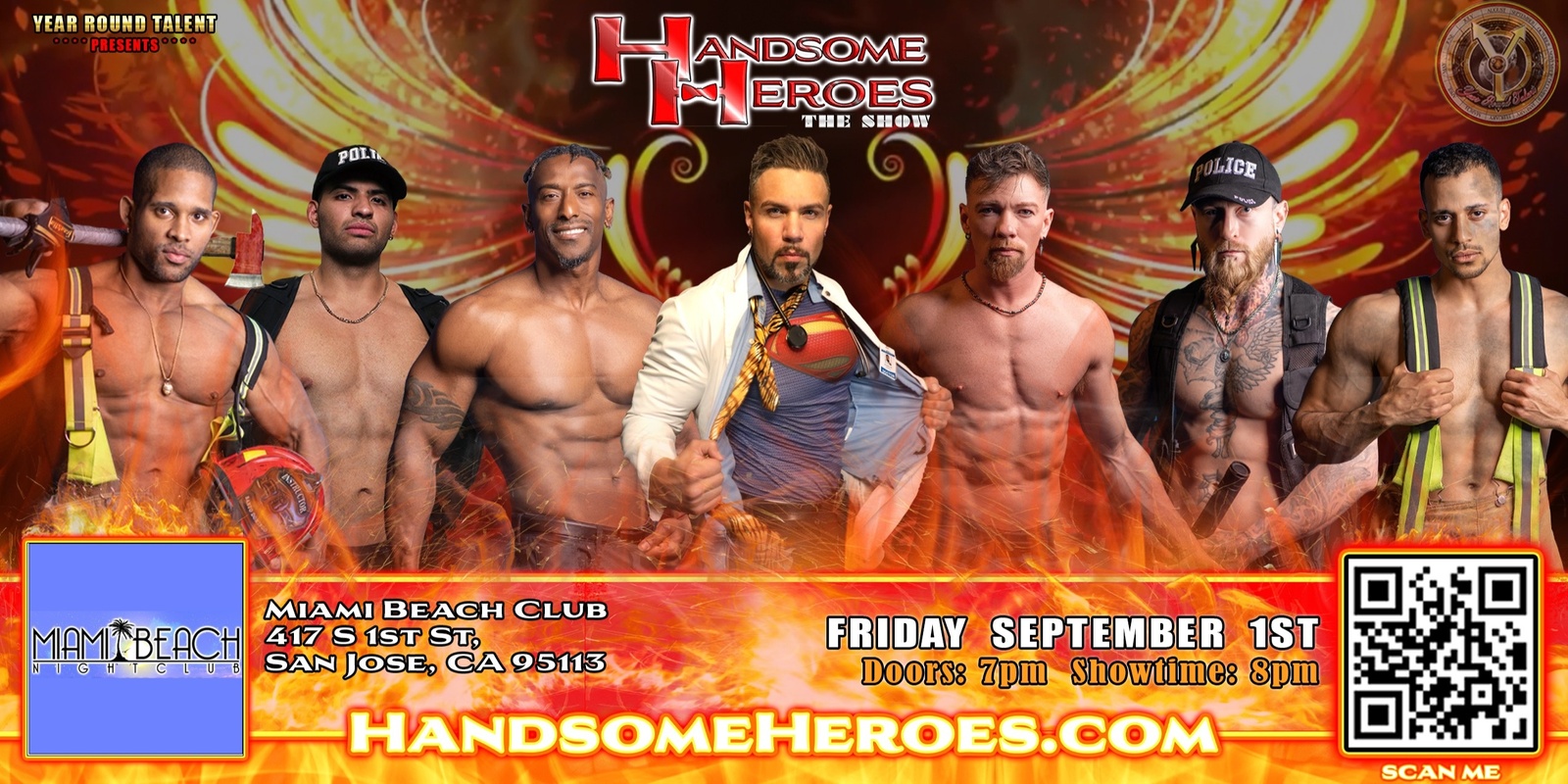Banner image for San Jose, CA - Handsome Heroes The Show: The Best Ladies' Night of All Time!