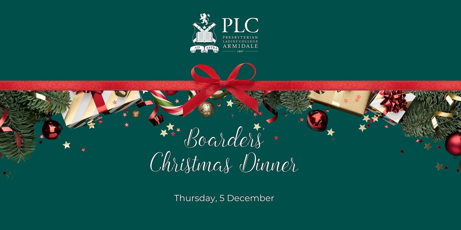 Banner image for 2024 PLCA Boarders' Christmas Dinner