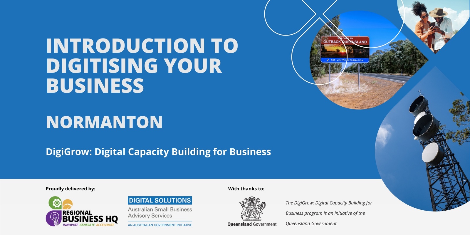 Banner image for Introduction to digitising your business - Normanton