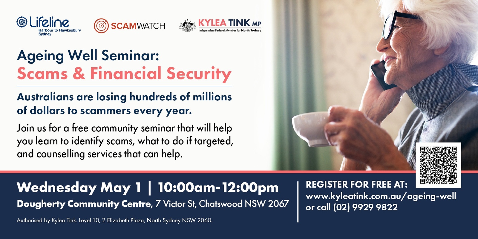 Banner image for Ageing Well Seminar: Scams & Financial Security