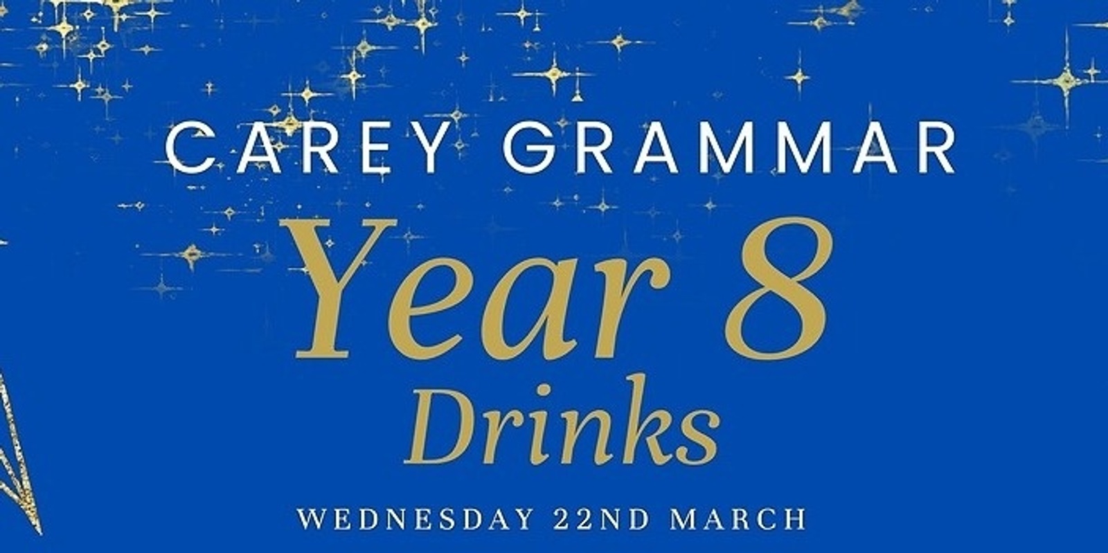 Banner image for Carey Grammar Year 8 Parents' Drinks 