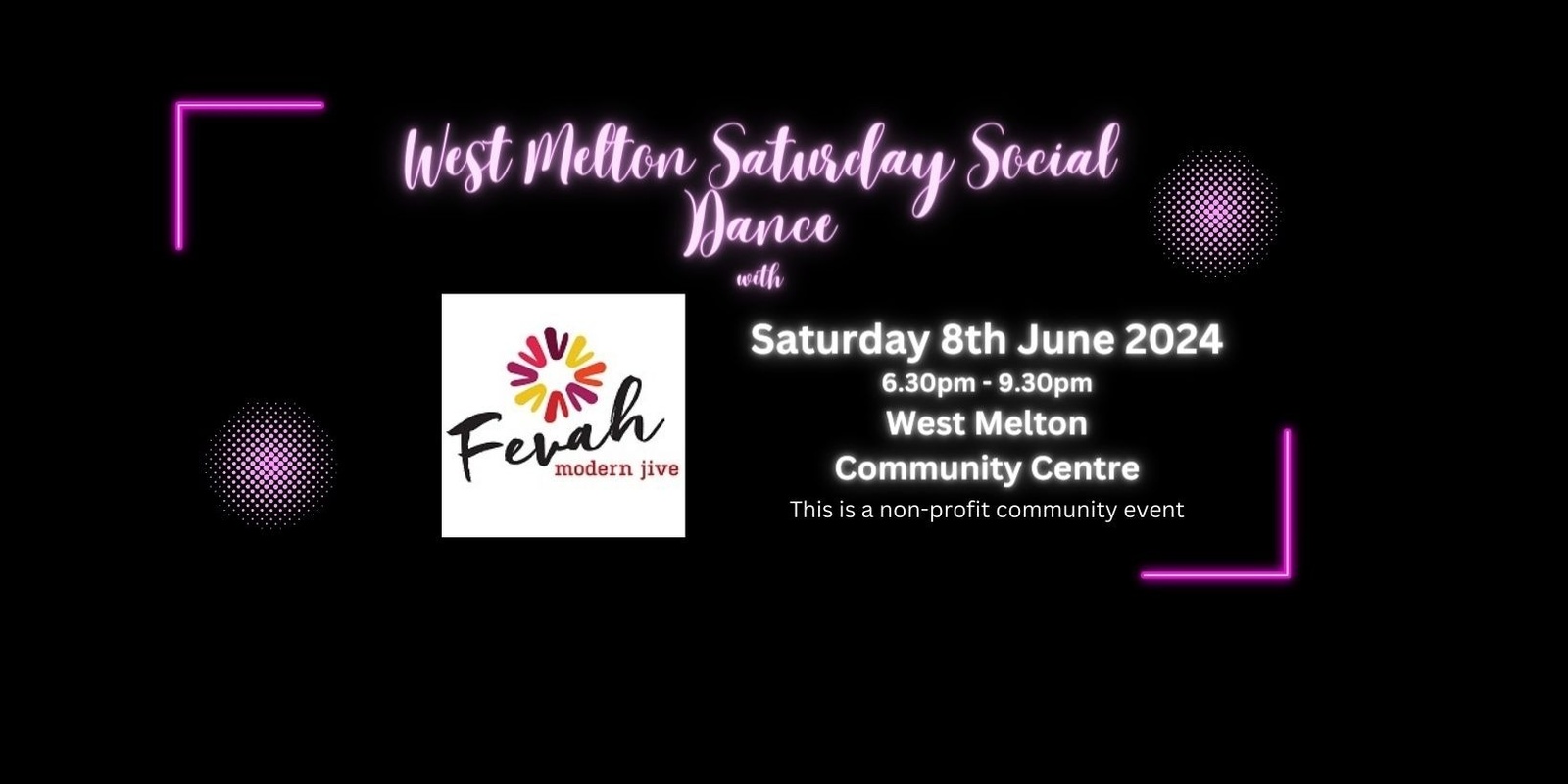 Banner image for Saturday Social Dance with Fevah Modern Jive