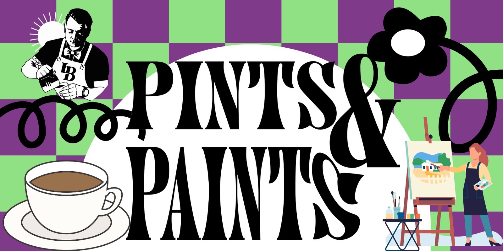 Banner image for Pints & Paints @ The Little Brewer