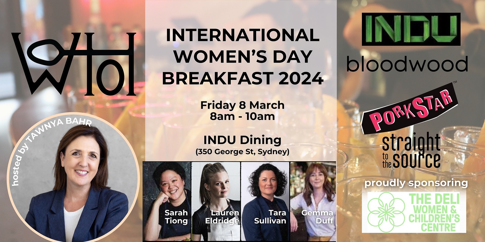 Banner image for WOHO International Women's Day Breakfast 2024
