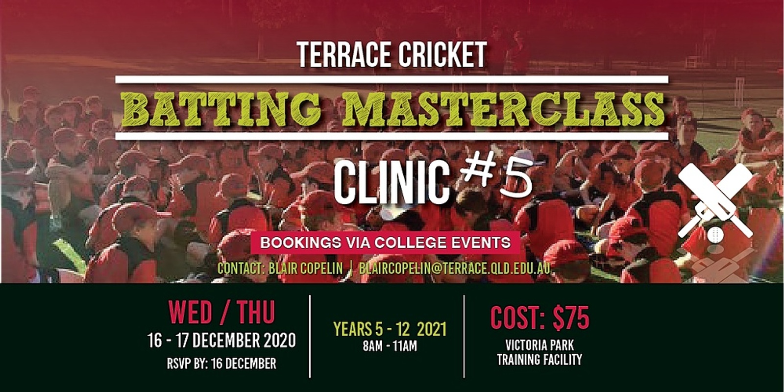 Banner image for Terrace Cricket Holiday Clinic #5