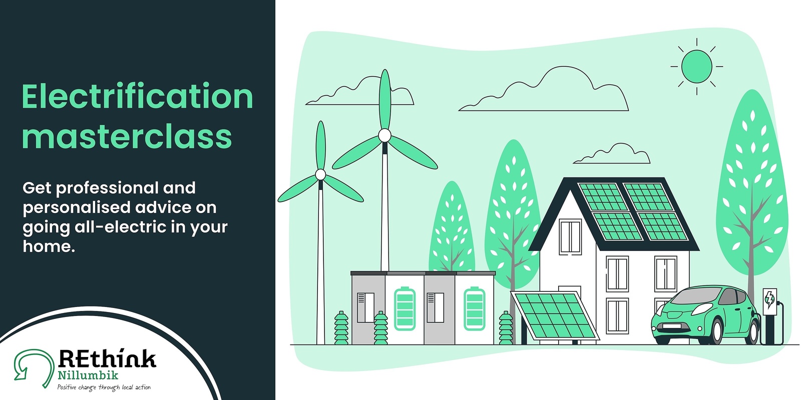 Banner image for Electrification masterclass: Powering your home for the future