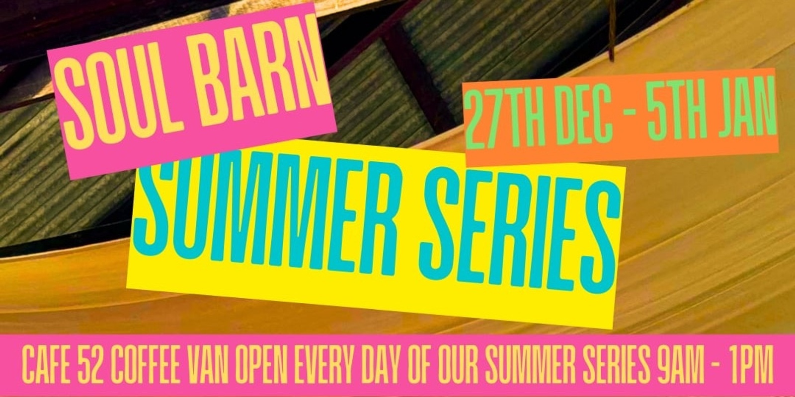 Banner image for Soul Barn Summer Series ONE PASS 