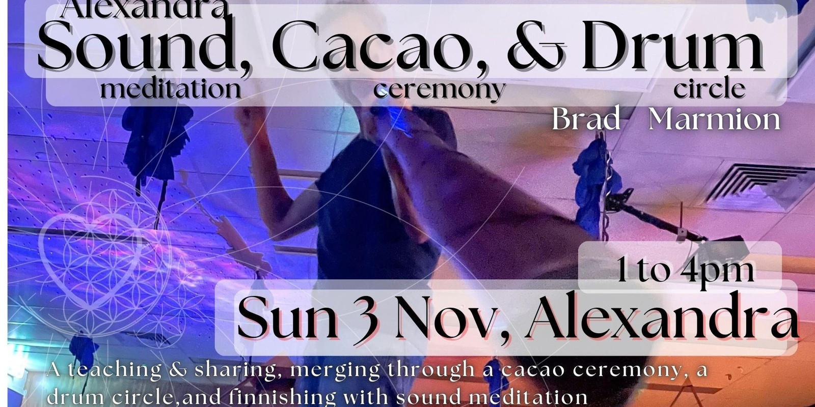 Banner image for Sound,cacao, & drum bliss _Alexandra