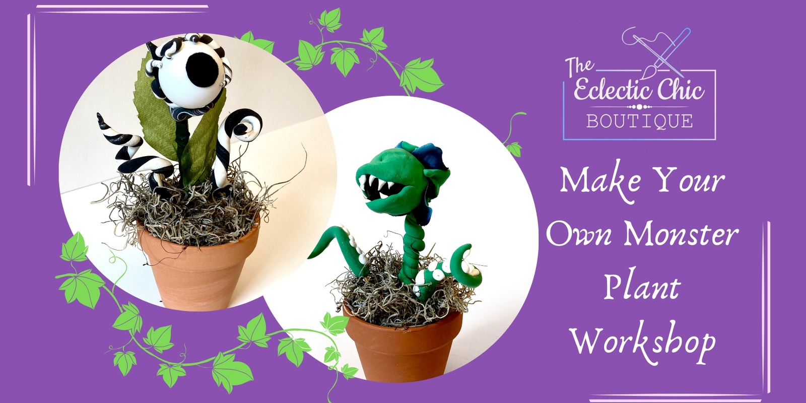 Banner image for Make Your Own Monster Plant Workshop