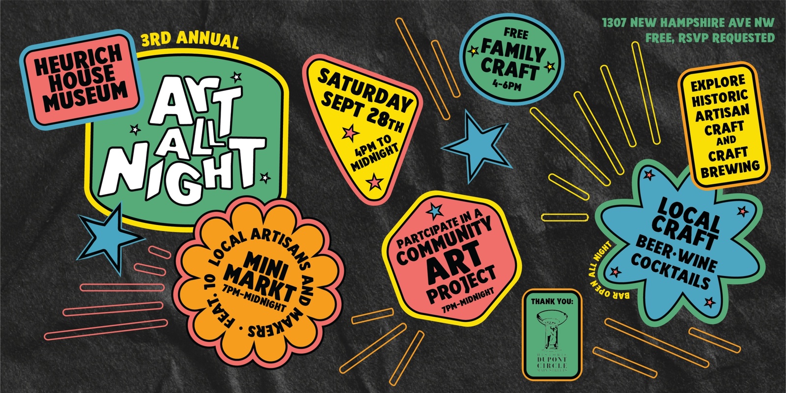 Banner image for Art All Night Mini Markt + Live Art + Craft Station