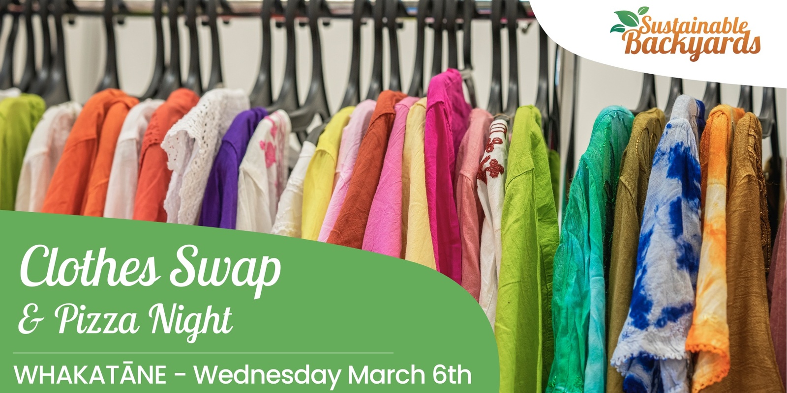 Banner image for Clothes Swap and Pizza Night - Whakatane