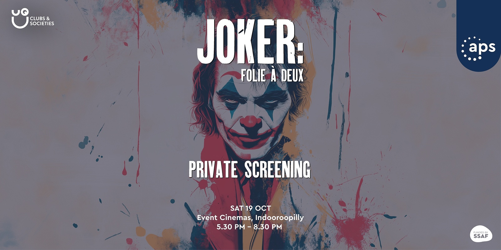 Banner image for Joker: Folie à Deux - Private Cinema Screening