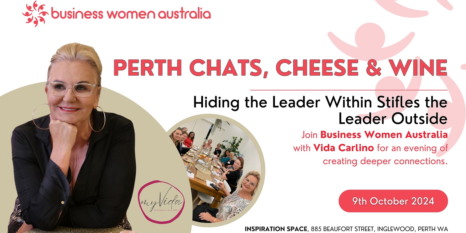 Banner image for Perth, Chats, Cheese and Wine: Hiding the Leader Within Stifles the Leader Outside