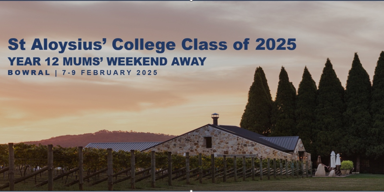 Banner image for Year 12 2025 Mums' weekend away