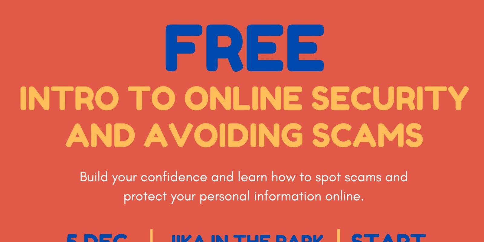 Banner image for Online Security and Avoiding Scams