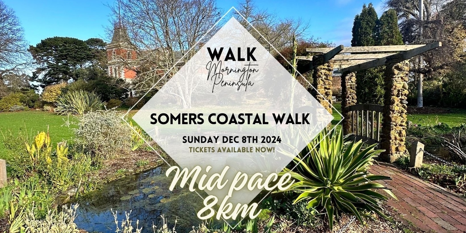 Banner image for Somers Coastal Walk - MID PACE 8km