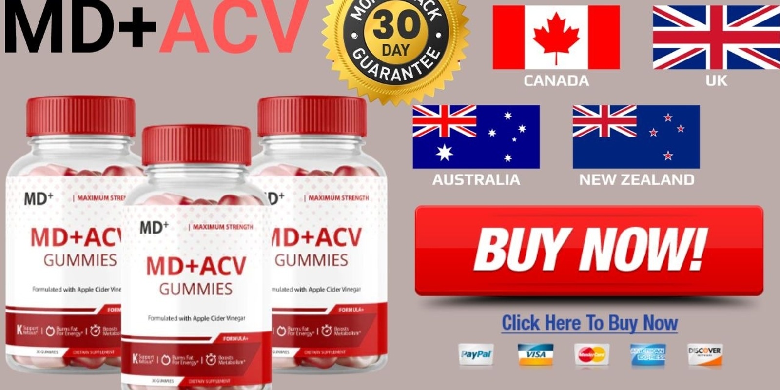 MD+ ACV Gummies Benefits, Working, Price In Australia(AU) & Reviews [2024]  | Humanitix