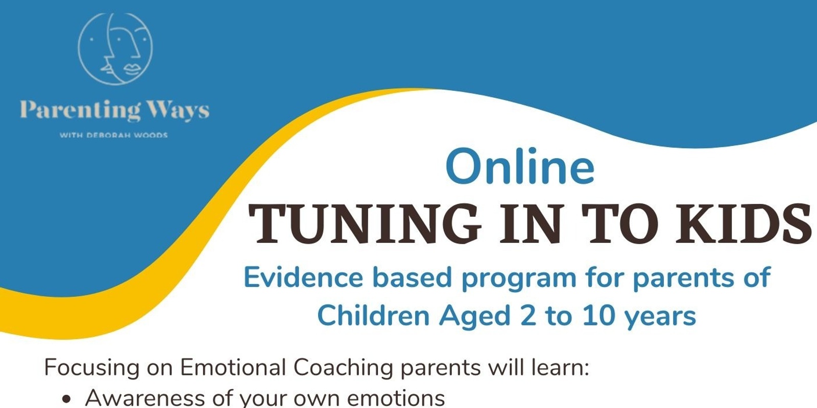 Banner image for Tuning in to Kids - Online