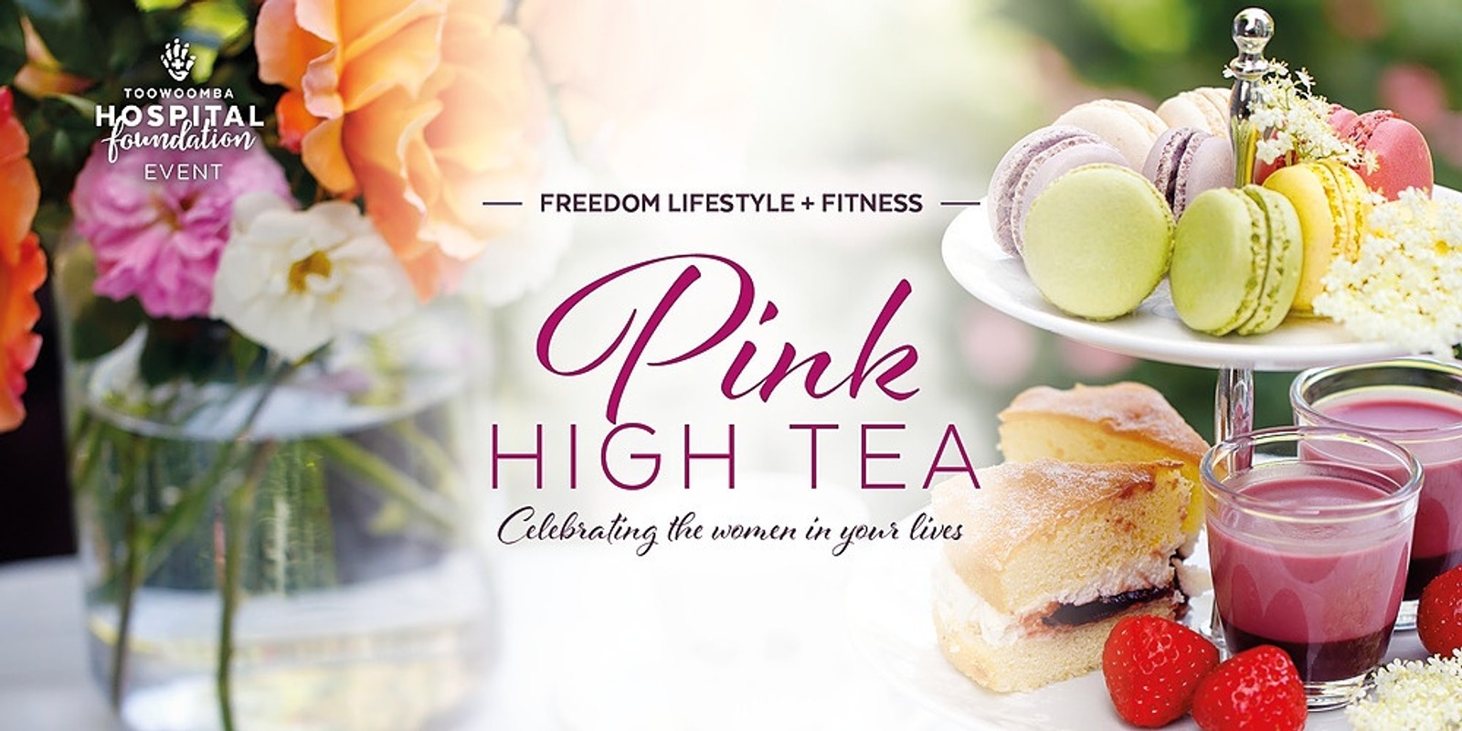 Banner image for Freedom Lifestyle + Fitness Pink High Tea 2023