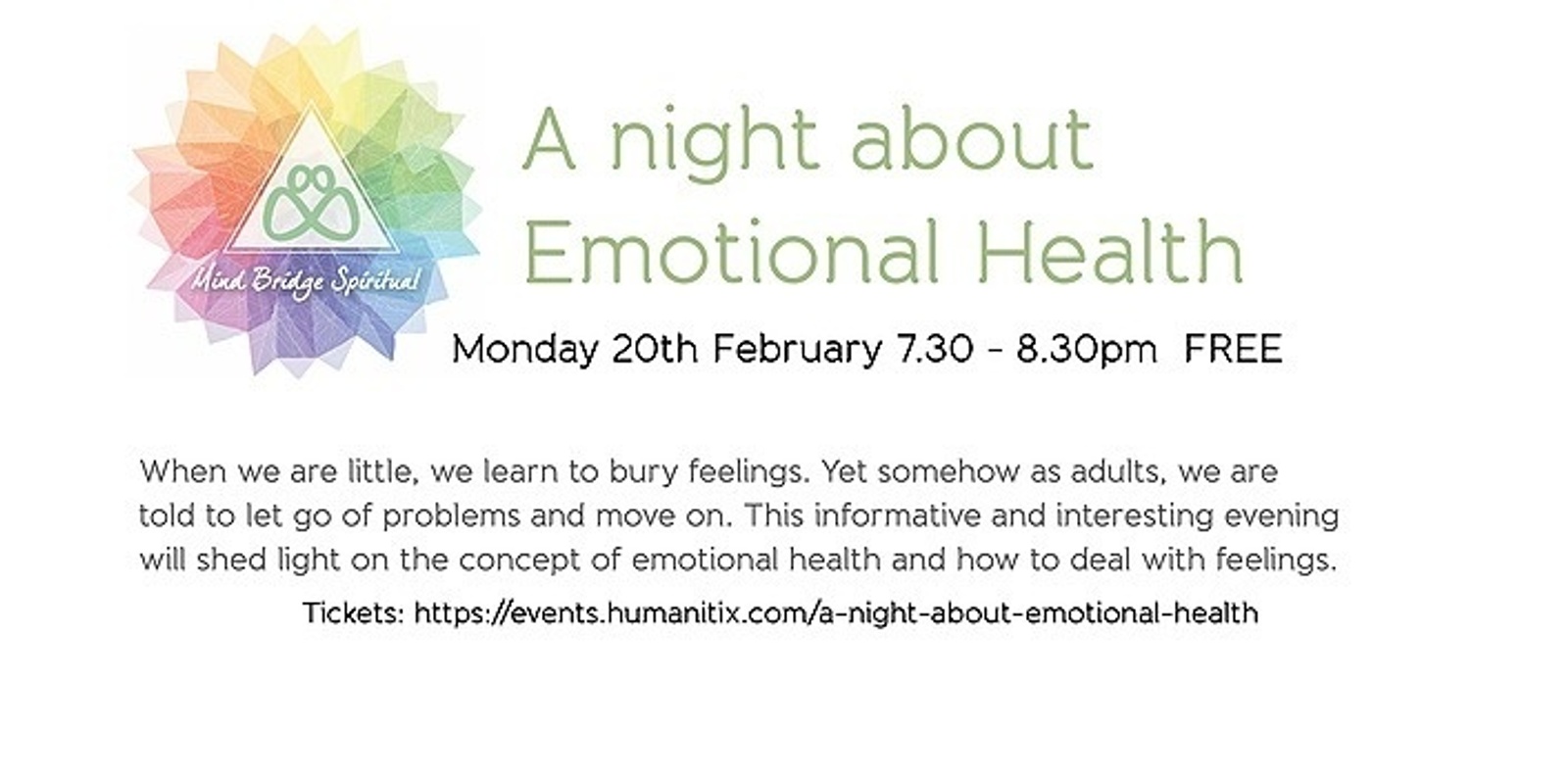 Banner image for A night about Emotional Health @ Berwick, Vic