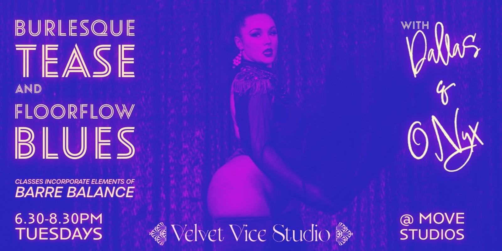 Banner image for Velvet Vice Studio Burlesque Classes October 2024