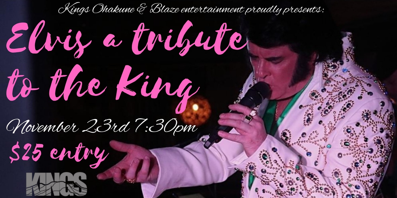 Banner image for Kings Ohakune: Elvis a Tribute to the King