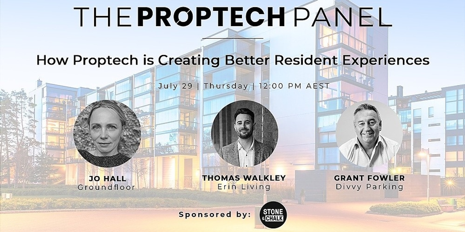 Banner image for Stone & Chalk Presents: How Proptech is Creating Better Resident Experiences