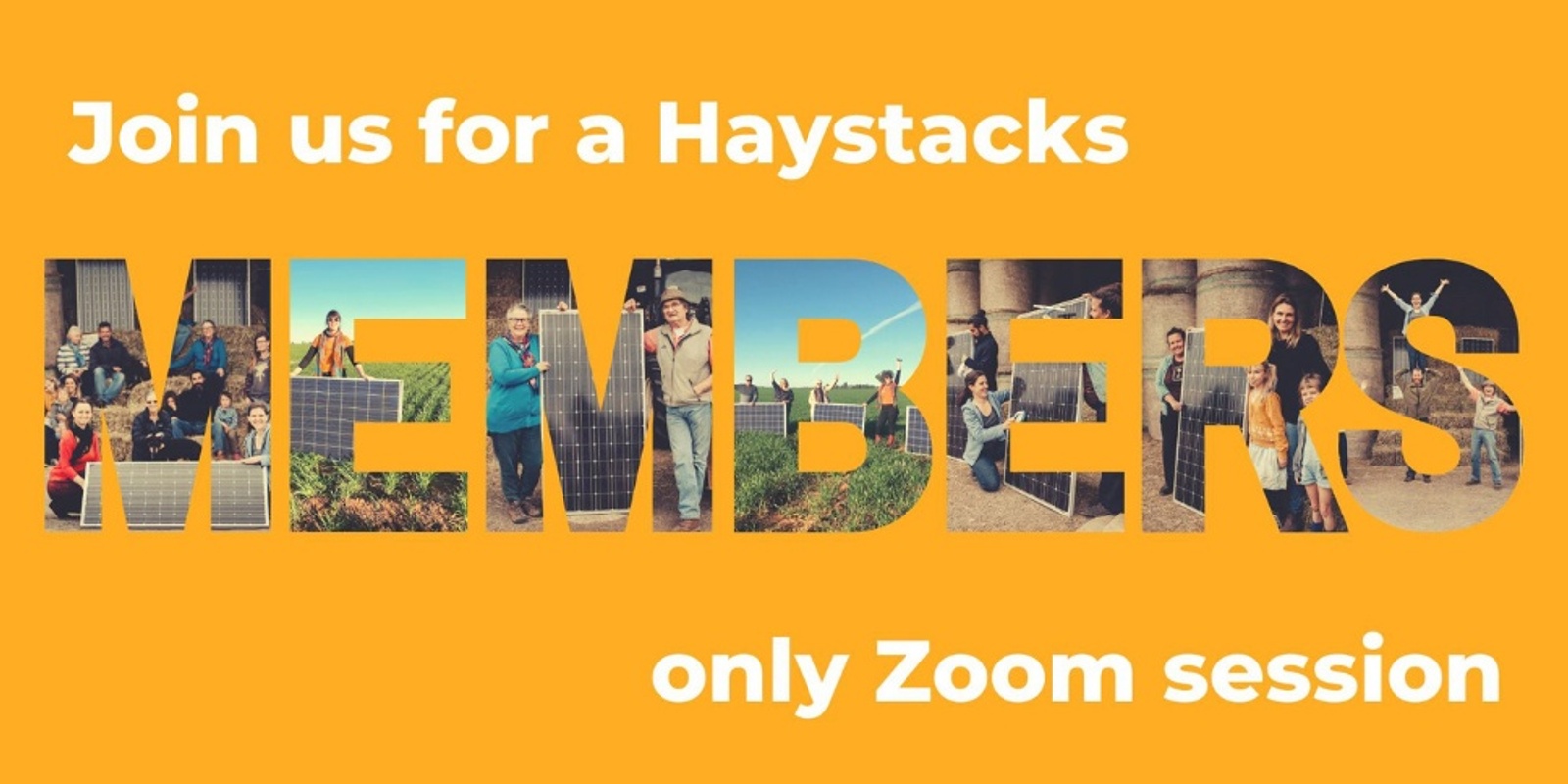 Banner image for Evening Haystacks Members Meeting