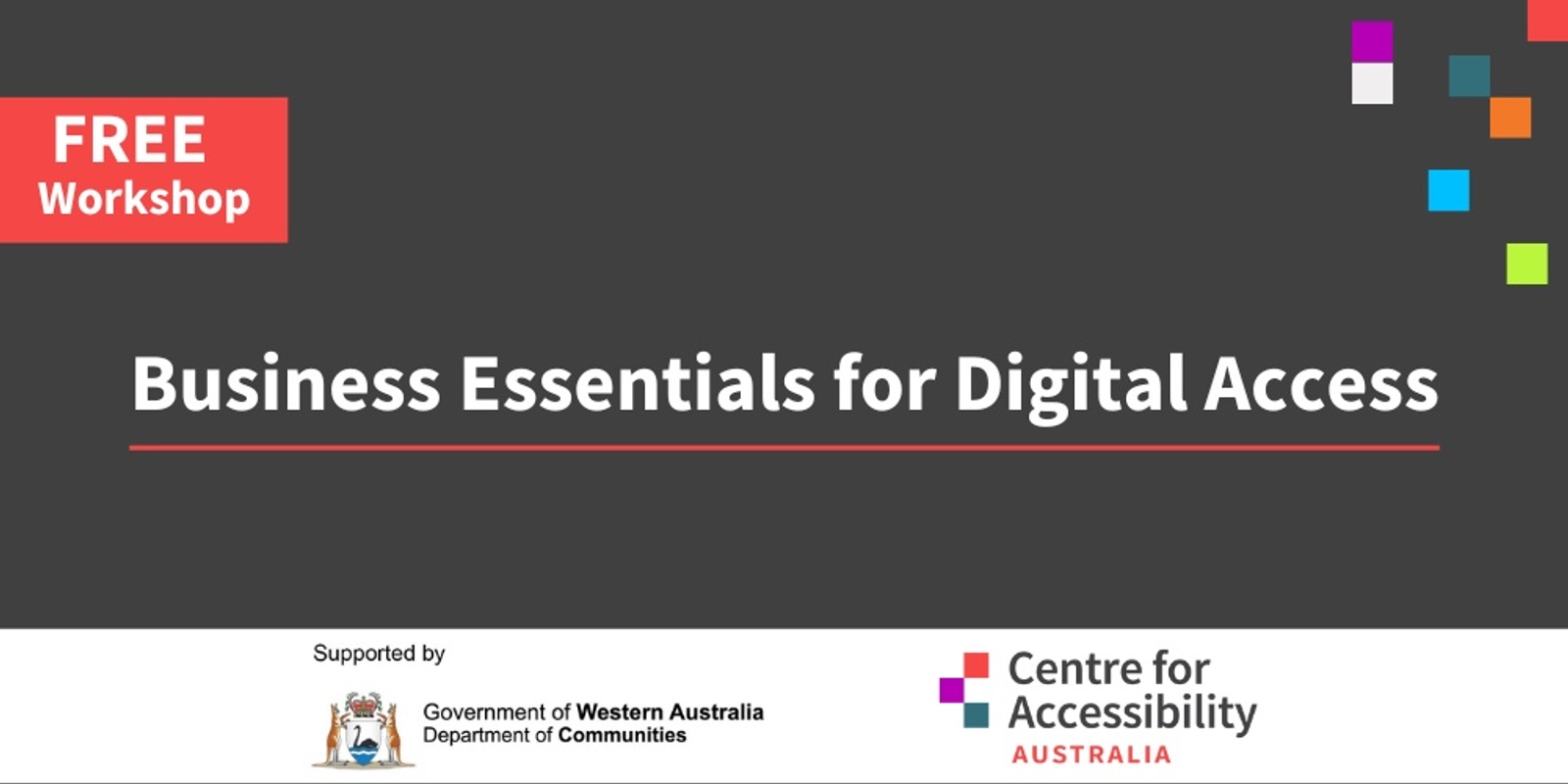 Banner image for Business Essentials for Digital Access 