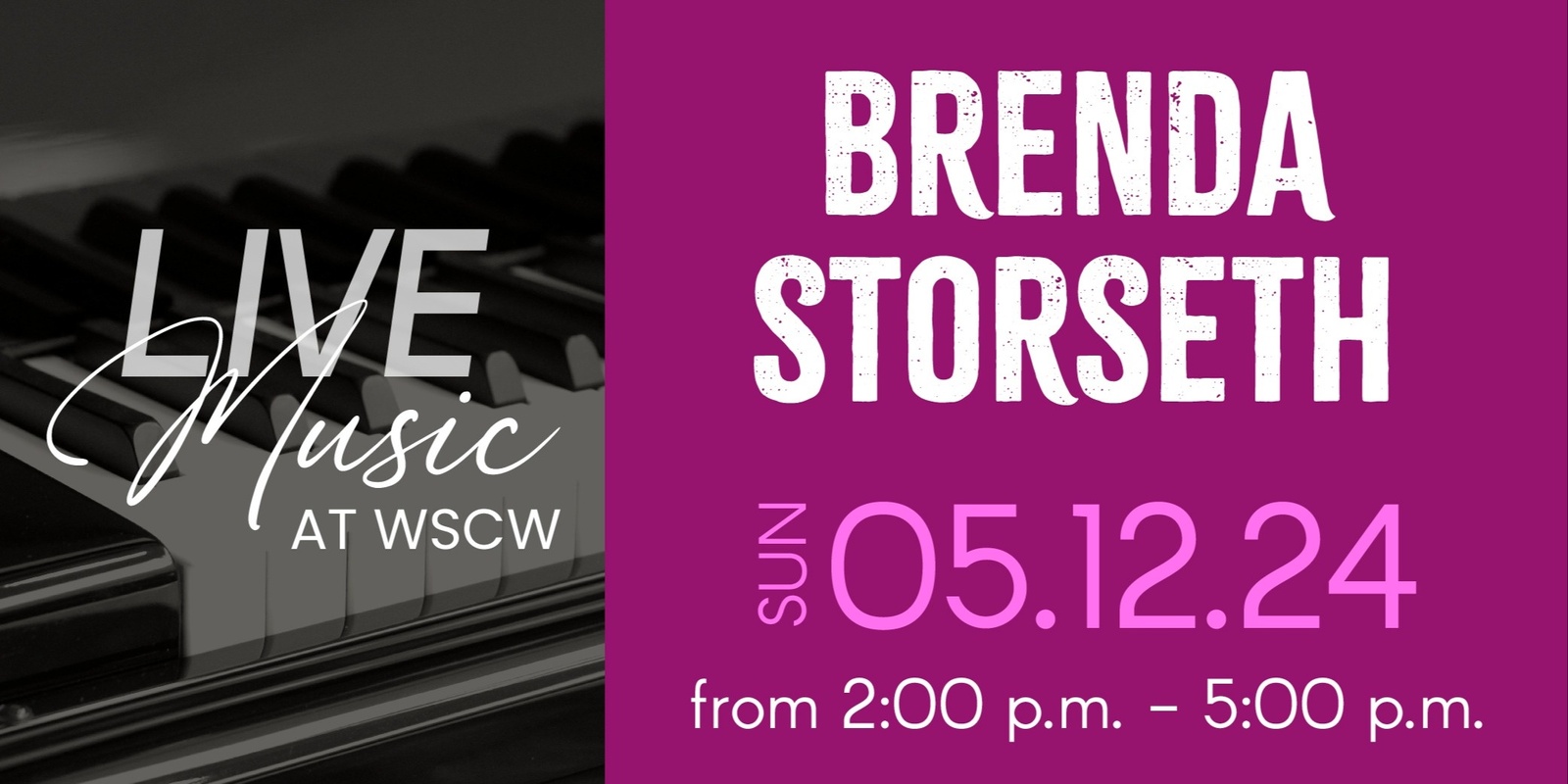 Banner image for Brenda Storseth Live at WSCW May 12