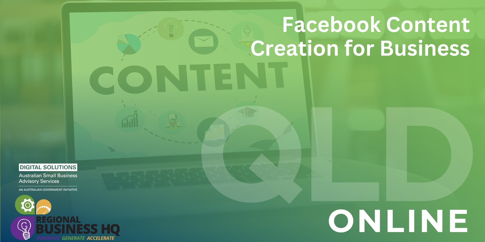 Banner image for Facebook Content Creation for Business