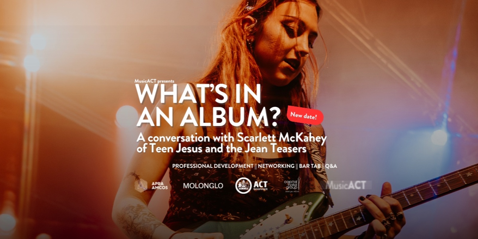 Banner image for Music Chats: What's in an album? A conversation with Scarlett McKahey of Teen Jesus and the Jean Teasers