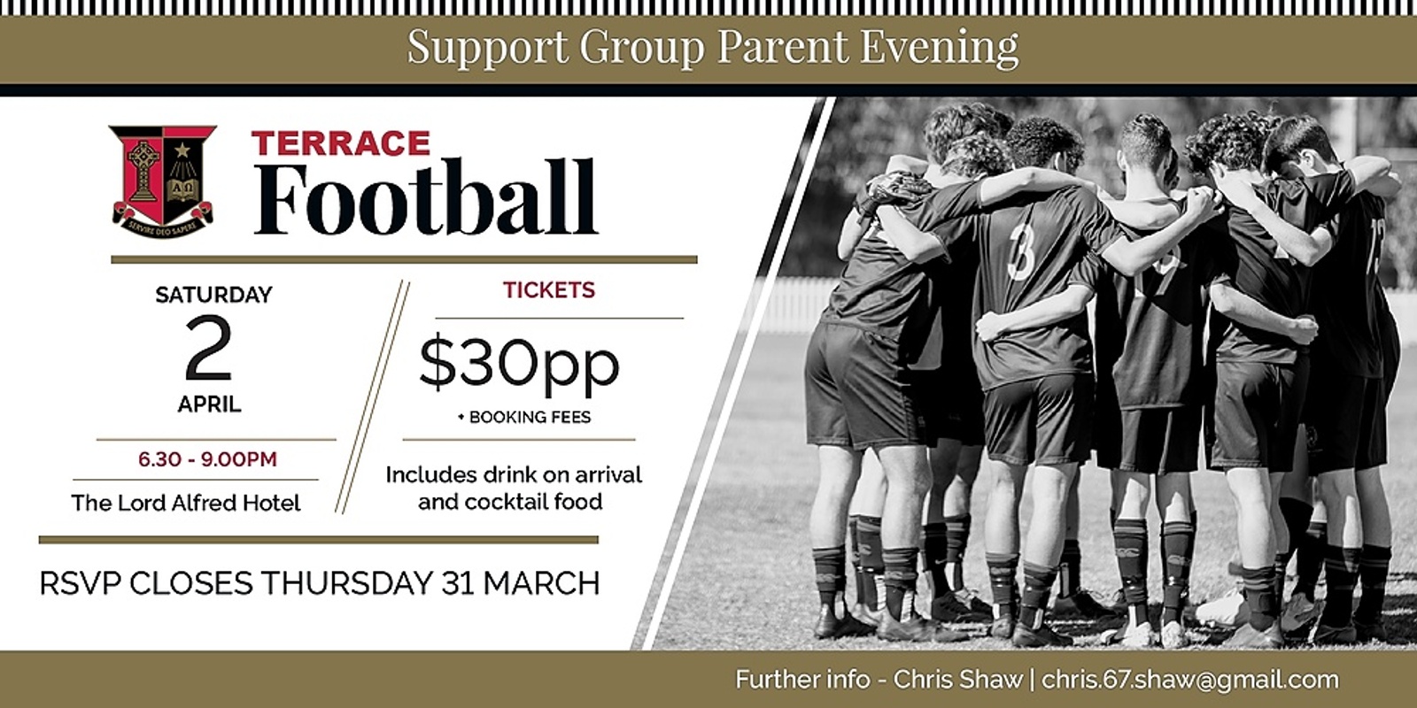 Banner image for Football Support Group Parent Evening