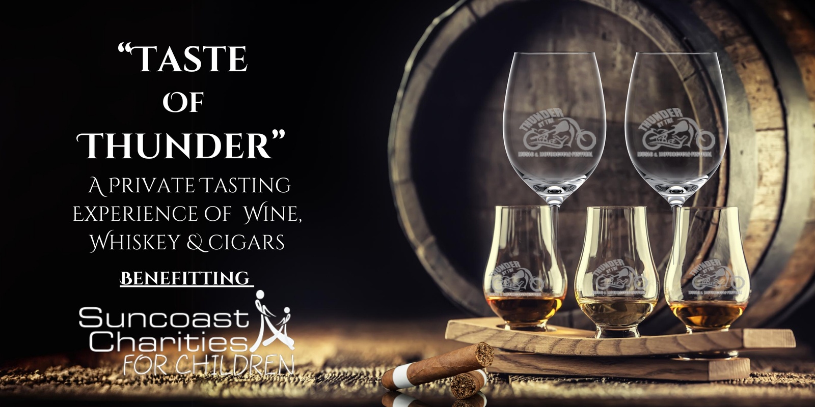 Banner image for Thunder By The Bay's "Taste Of Thunder" Whiskey, Wine & Cigar Tasting Experience