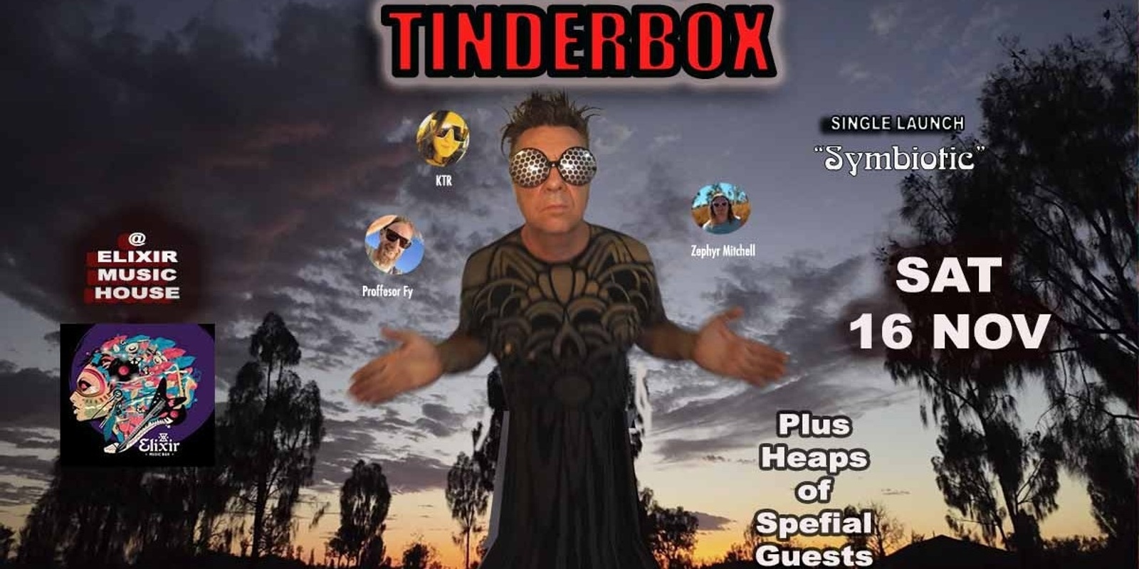 Banner image for Tinderbox Single Launch "Symbiotic" Elixir Music House