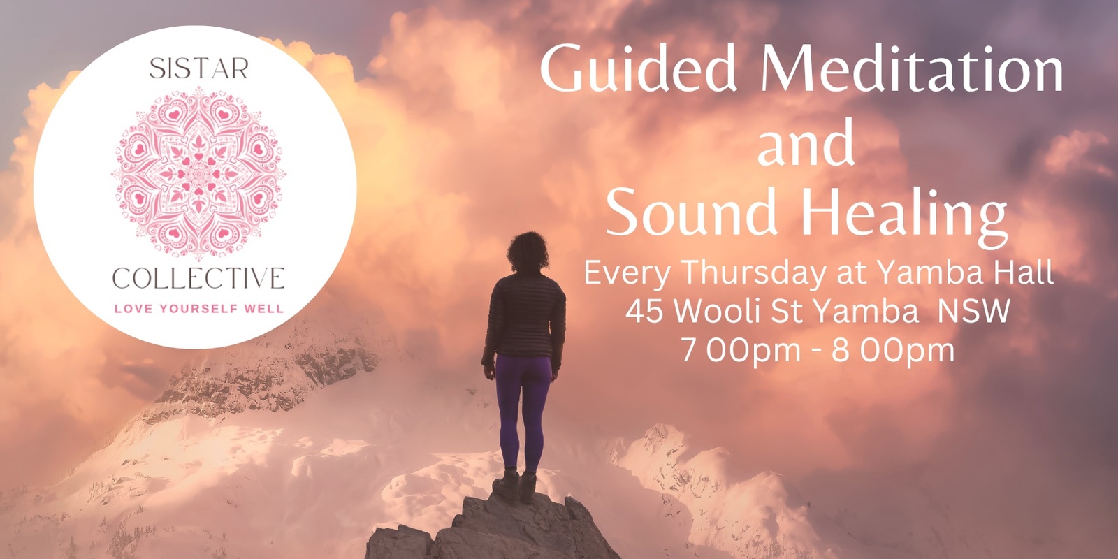 Banner image for Sistar Collective Sound Healing & Guided Meditation