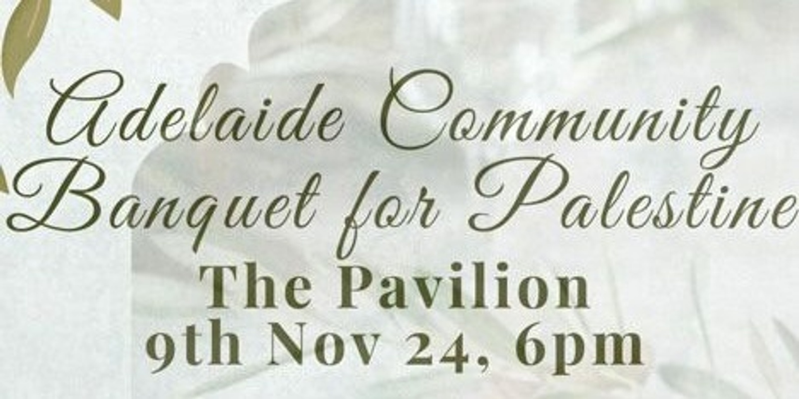 Banner image for An evening of community:fundraising dinner