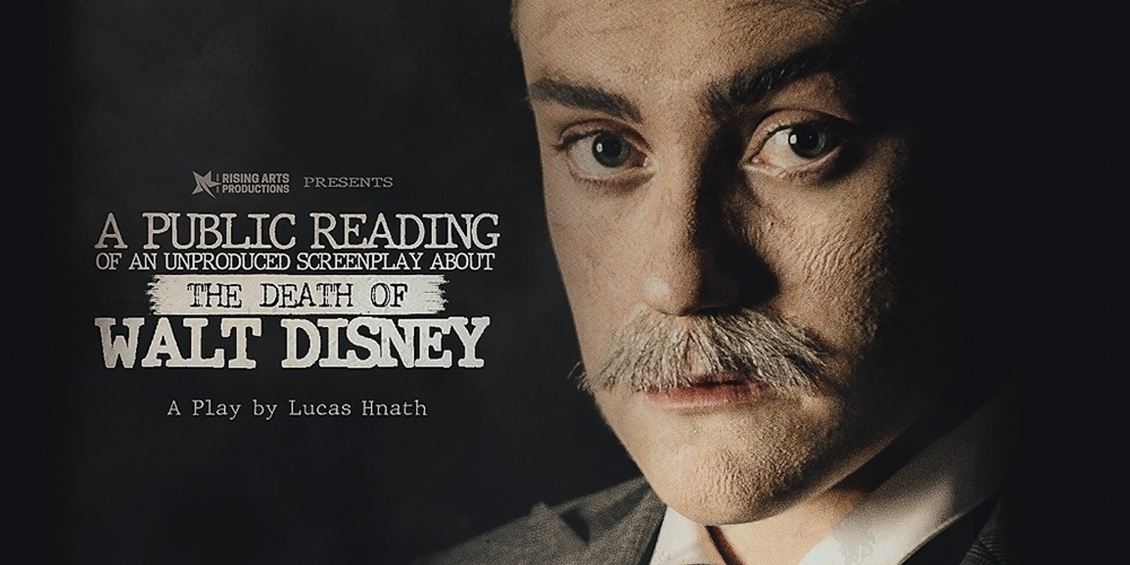 Banner image for A Public Reading of an Unproduced Screenplay About the Death of Walt Disney
