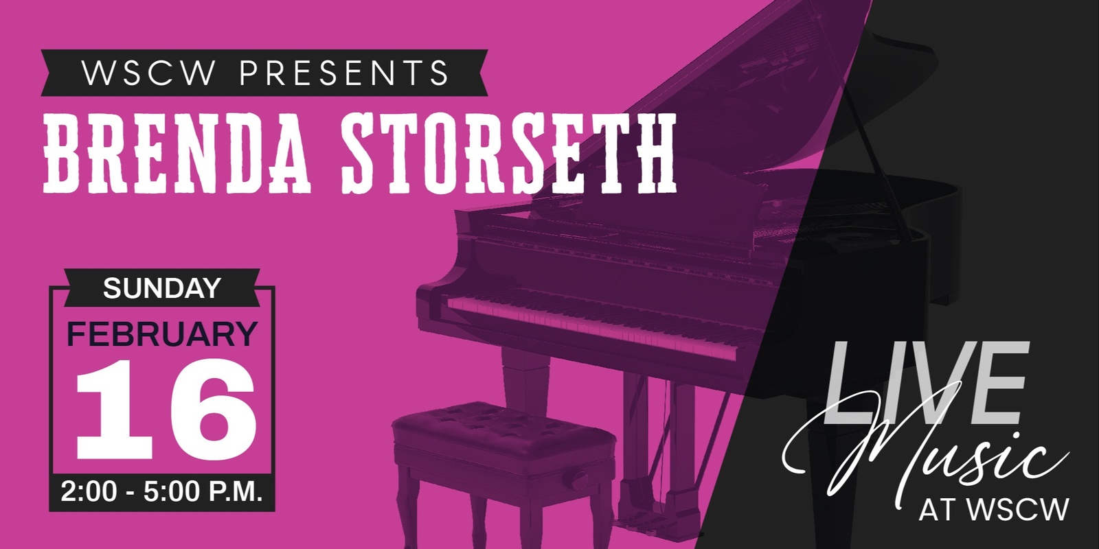 Banner image for Brenda Storseth Live at WSCW February 16