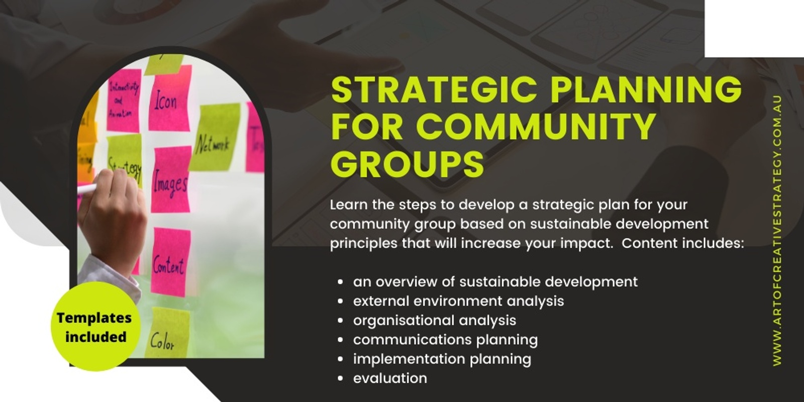Banner image for Strategic Planning for Community Groups