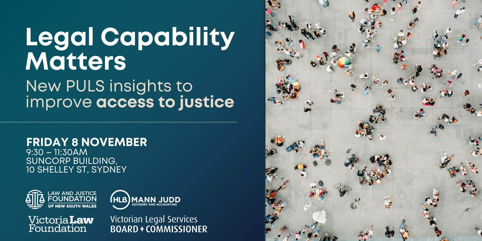 Banner image for Legal Capability Matters: New PULS insights to improve access to justice 