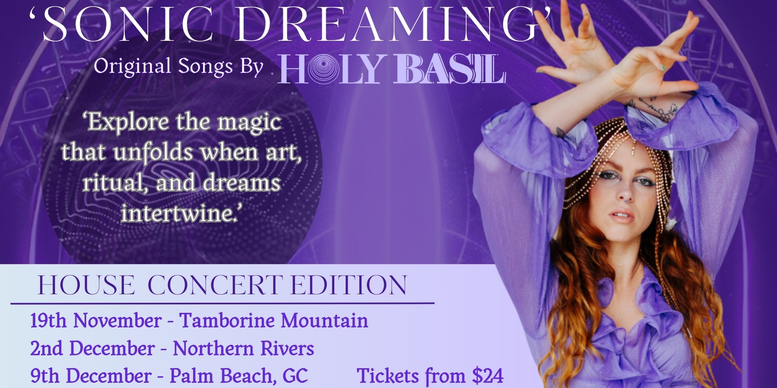 Banner image for 'Sonic Dreaming' House Concert - Northern Rivers