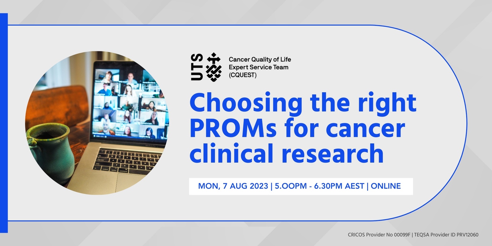 Banner image for Choosing the right PROMs for cancer clinical research 