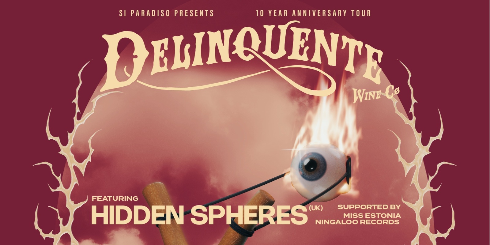 Banner image for Delinquente 10 Year Anniversary ft. Hidden Spheres 