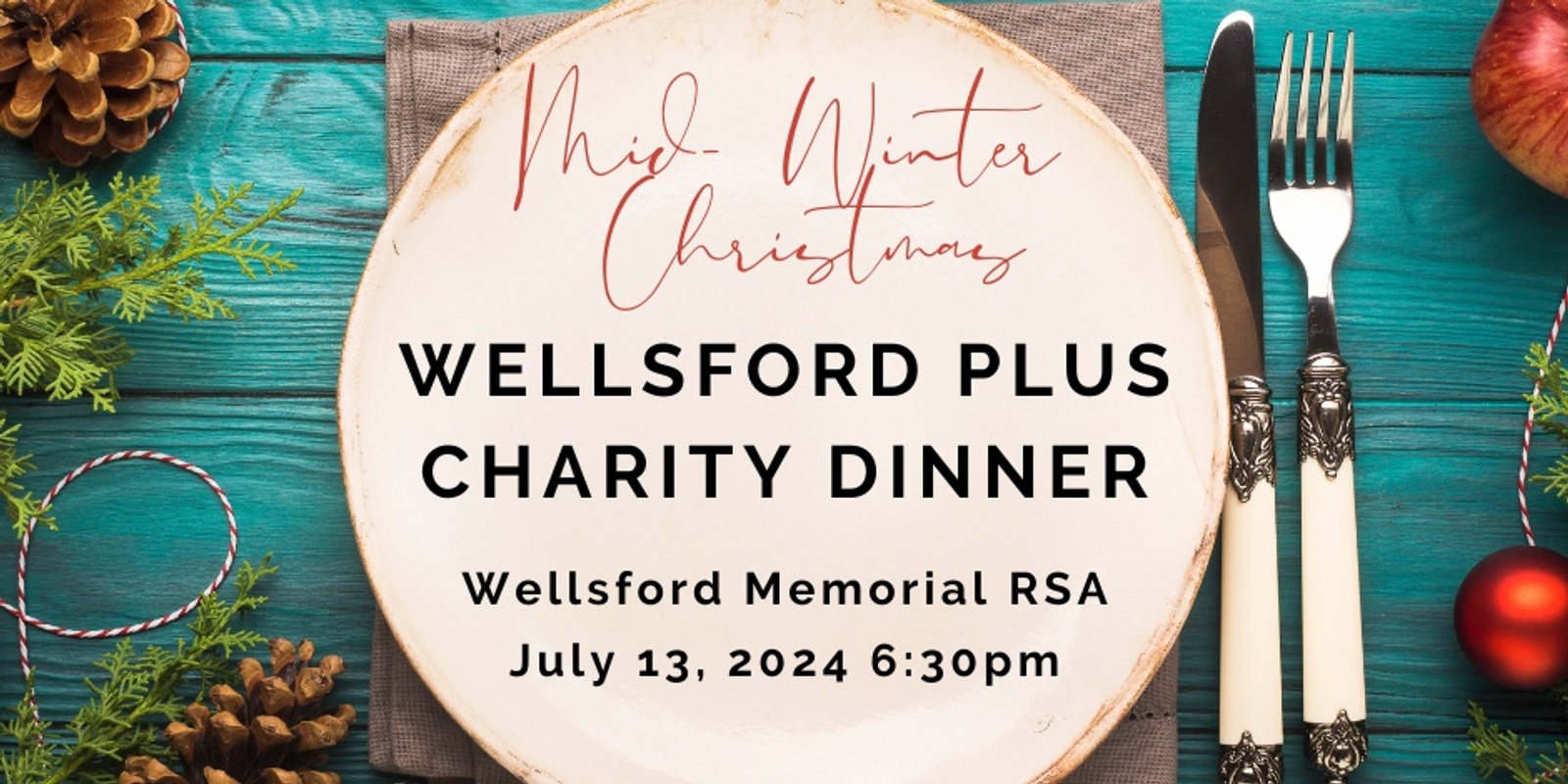 Banner image for Wellsford Plus Charity Dinner