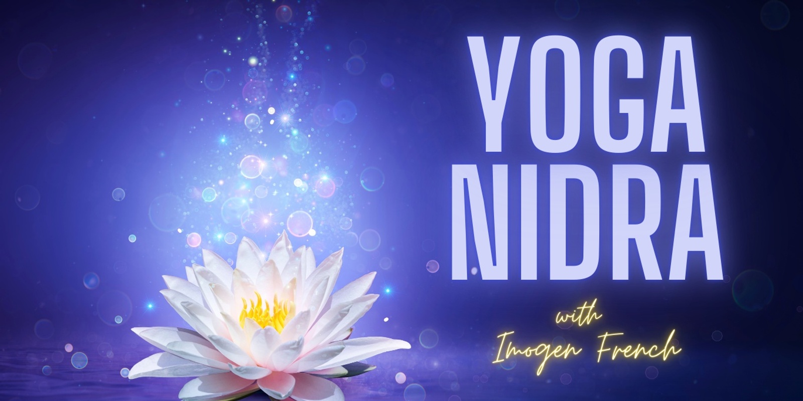 Banner image for Yoga Nidra with Imogen French