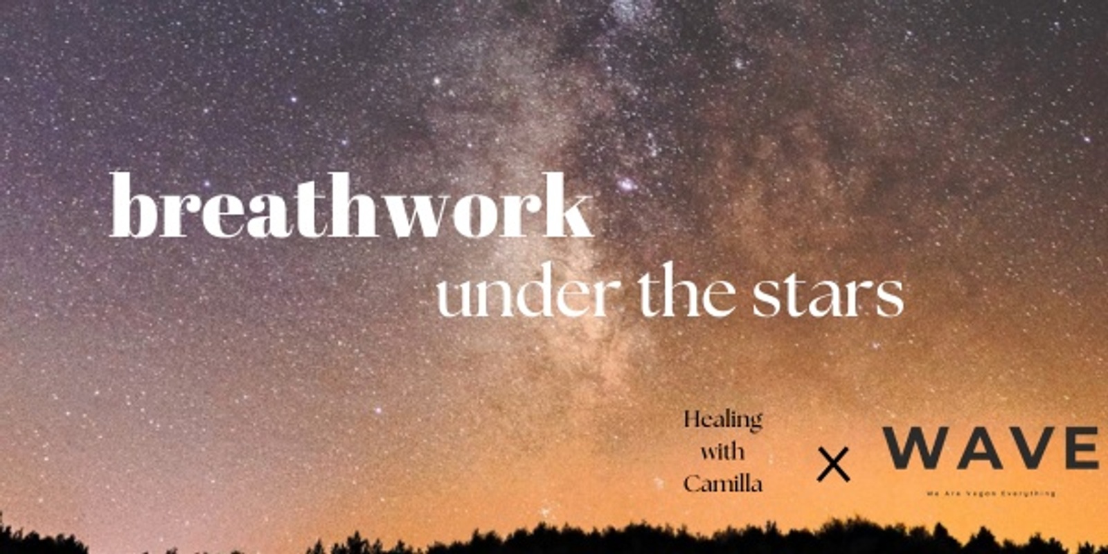 Banner image for Breathwork & Cacao under the Stars x WAVE London